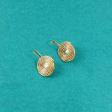 Spiral Pearl Earrings