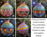 Hand painted Ball Ornaments