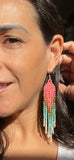 Huichol Statement Earrings