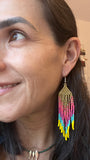 Huichol Statement Earrings