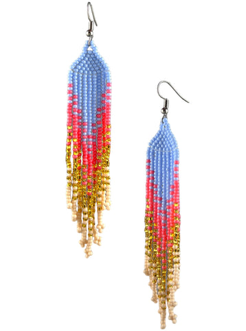 Huichol Statement Earrings