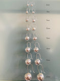 Drop Ball Earrings - 7mm