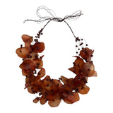 Fish Scales Necklace Set - Clay