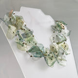 Fish Scales Necklace Set - Moss
