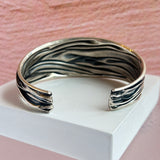 Oxidized Corrugated Cuff