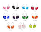 LAMA Glass Earrings - Cherry