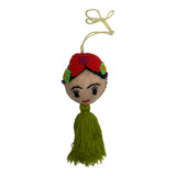 Frida Pom Pom Ornament