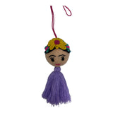 Frida Pom Pom Ornament