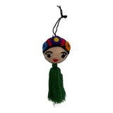 Frida Pom Pom Ornament
