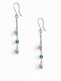 Xuxek Earrings - Pearls & Turquoise