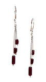 Garnet Dangle Earrings