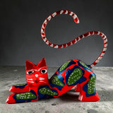 Alebrije Stretching Cats
