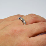 3 Rings Silver Ring