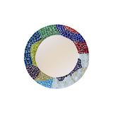 Small Mosaic Glass Mirror - Pink