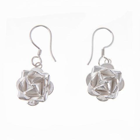 Shiny Roses Earrings - Small