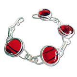 Infinity Bracelet - Crystal Red