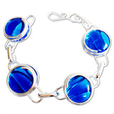 Infinity Bracelet - Crystal Navy