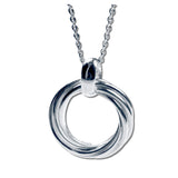 7 Rings Silver Pendant - Small