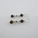 Bolitas Earrings - Tiger's Eye