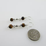 Bolitas Earrings - Tiger's Eye