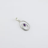 Ovals and Amethyst Pendant