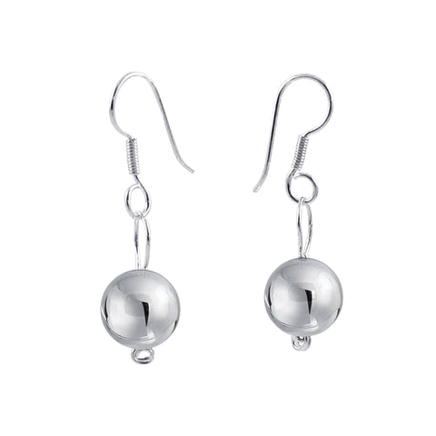 Drop Ball Earrings - 10mm