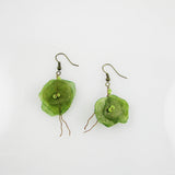 Fish Scales Earrings - Moss