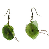 Fish Scales Earrings - Moss