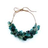 Fish Scales Necklace - Teal