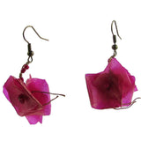 Fish Scales Earrings - Bougainvillea