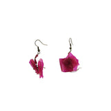 Fish Scales Earrings - Bougainvillea