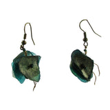 Fish Scales Earrings -Teal