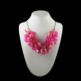 Fish Scales Necklace - Bougainvillea