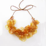 Fish Scales Necklace - Golden