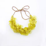 Fish Scales Necklace - Yellow