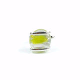 Parallel Glass Ring - Yellow Stripe
