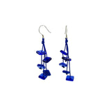 Zen Glass Earrings - Aqua