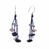 Zen Glass Earrings - Purple