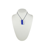 Mitad Glass Pendant - Navy