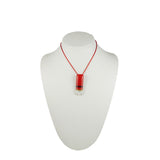 Pietri Glass Pendant - Red