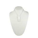 Pietri Glass Pendant - White