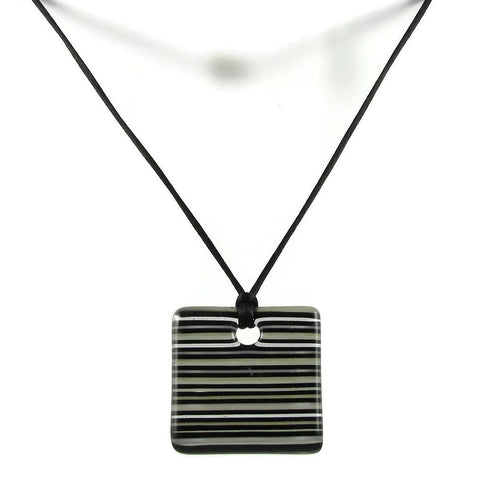 LGAN Glass Pendant - Black