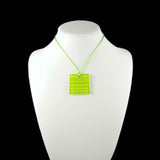 LGAN Glass Pendant - Lime Green