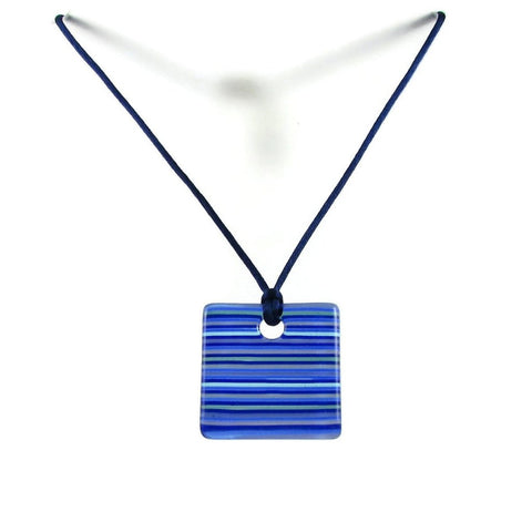 LGAN Glass Pendant - Navy