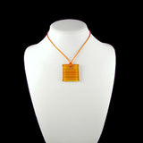 LGAN Glass Pendant - Orange