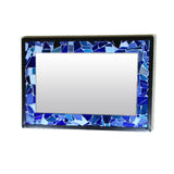 Blue Mosaic Mirror