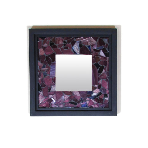 Purple Mosaic Mirror