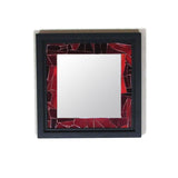 Red Mosaic Mirror