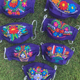 Reusable Embroidered FaceMasks - Floral