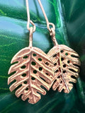 Bronze Leaf Earrings